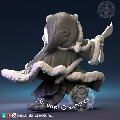 Tiger | Pepunki Creatures | UNPAINTED Miniature in Resin