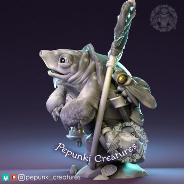 Pignose Turtle | Pepunki Creatures | UNPAINTED Miniature in Resin