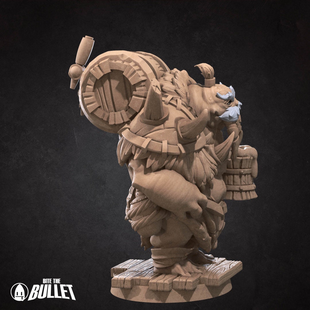 Walrus Mead Vendor (2 versions) | Bite the Bullet | UNPAINTED Miniature in Resin