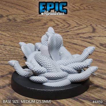 Snake Swarm (big & small variants) | Epic Miniatures | UNPAINTED Miniature in Resin
