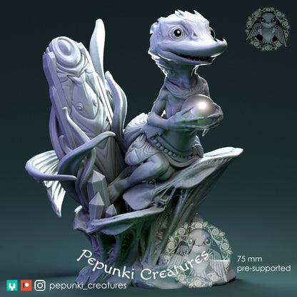 Sturgeon Sea Creature | Pepunki Creatures | UNPAINTED Miniature in Resin