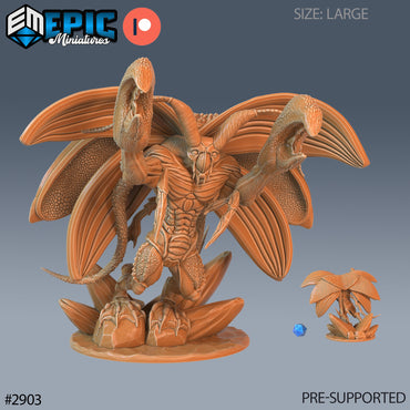 Lobster Cockroach Set (3 versions) | Aqua Tribe Warrior | Underwater Ocean Encounter | Epic Miniatures | UNPAINTED Miniature in Resin