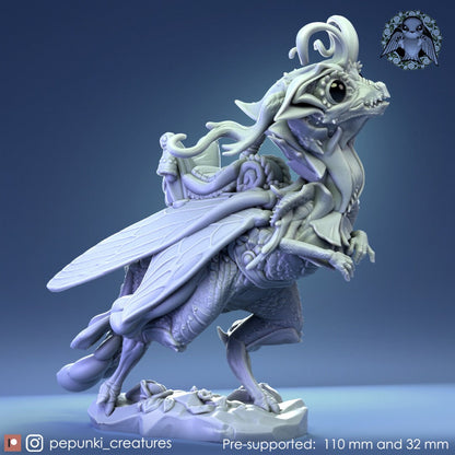 Fairy Dragon | Pepunki Creatures | UNPAINTED Miniature in Resin