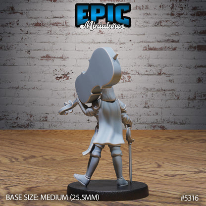 Vagabond Bard Set | Village Musician | Bass Player | Epic Miniatures | UNPAINTED Miniature in Resin