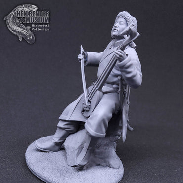 Mongolian Throat Singer | Batu, Master of the Bow | Hellbender Museum | UNPAINTED Miniature in Resin