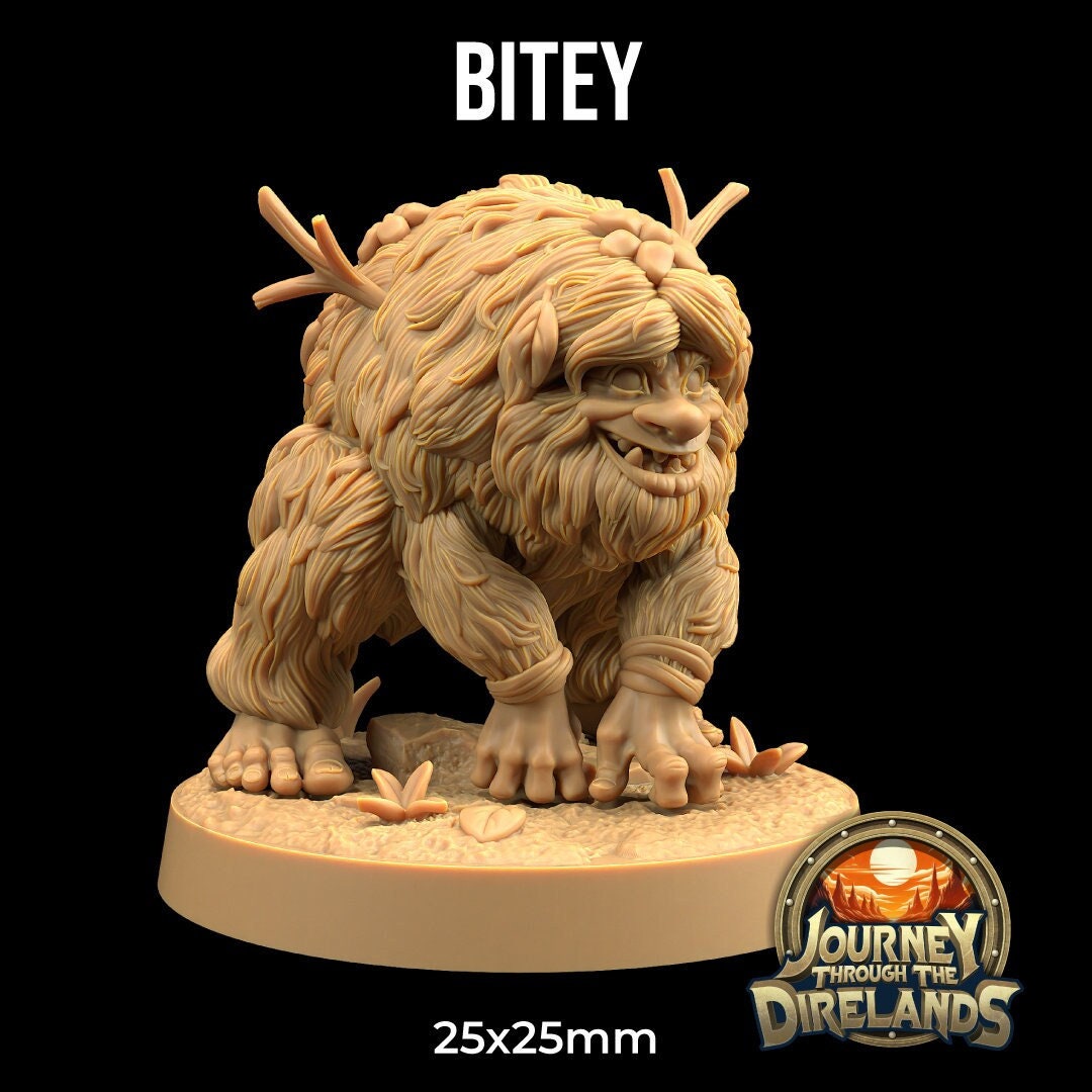 Bitey | Journey Through the Direlands | Dragon Trappers Lodge | UNPAINTED Miniature in Resin
