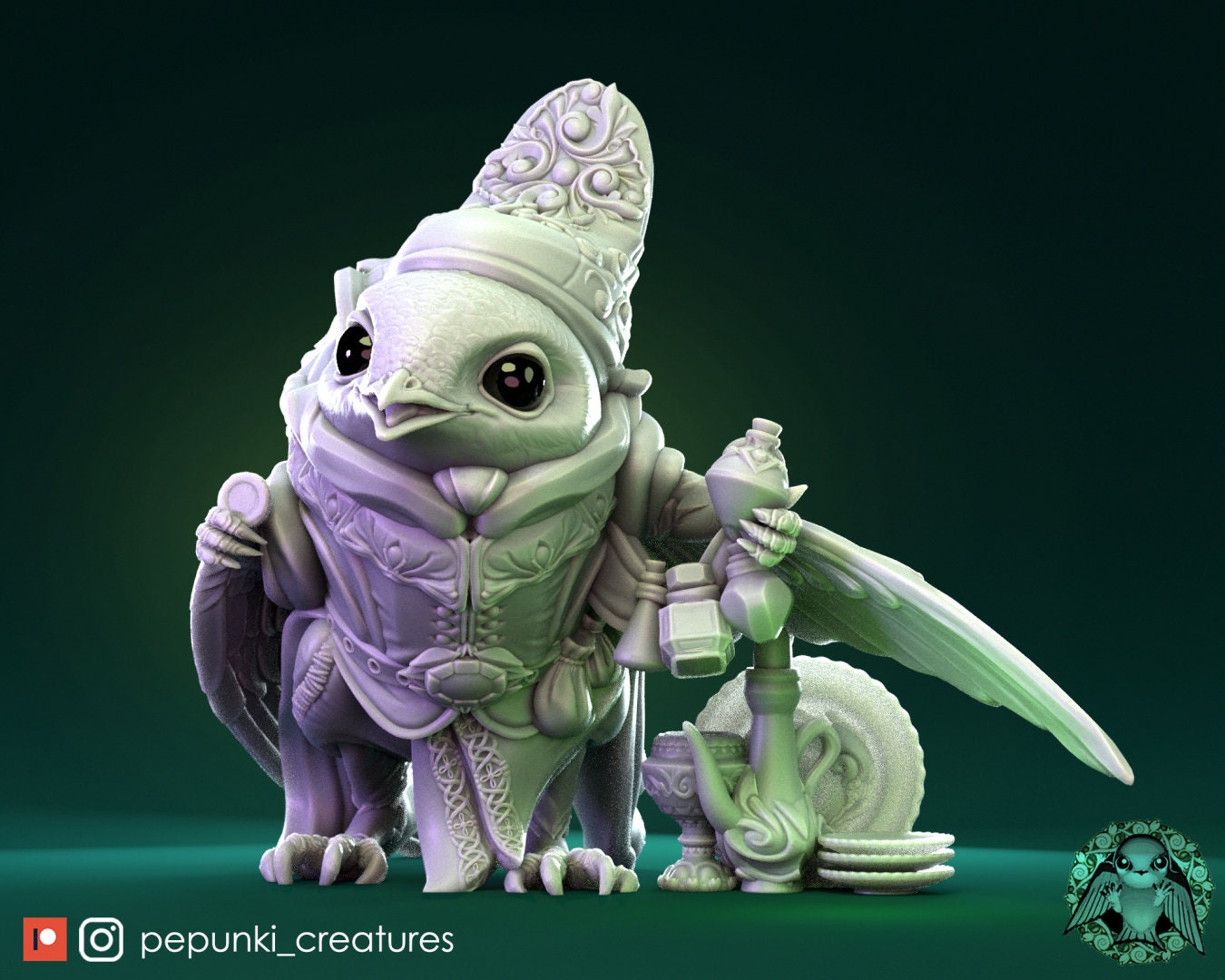 Swift Merchant | Pepunki Creatures | UNPAINTED Miniature in Resin