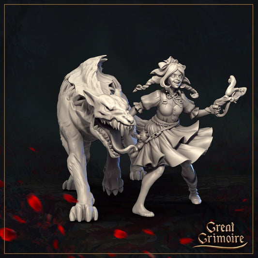 Dorothy & Friends | Wizard of Oz | Veil of the Emerald Dreams | Great Grimoire | UNPAINTED Miniature in Resin