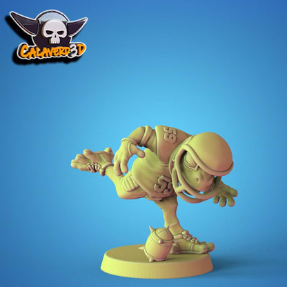 NFFL (National Frog Football League) Fantasy Football Team | Calaverd3D | UNPAINTED Miniature in Resin