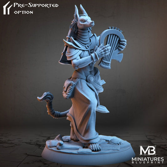 Anubis Bard | Anubis Army | Miniatures Blueprint | UNPAINTED Miniature in Resin