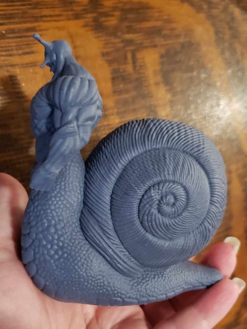 Buff Snail | Dark Artefact Designs | UNPAINTED Miniature in Resin