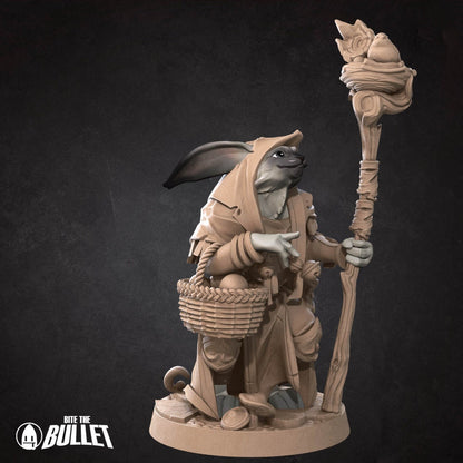 Harengon Druid | Bite the Bullet | UNPAINTED Miniature in Resin