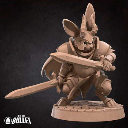 Harengon Warrior | Bite the Bullet | UNPAINTED Miniature in Resin