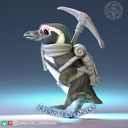 Little Penguin | Pepunki Creatures | UNPAINTED Miniature in Resin
