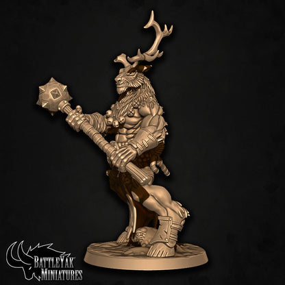 Banedeer Slaypack (7 versions) | Battle Yak Miniatures are One Page Rules Compatible | UNPAINTED Miniature in Resin