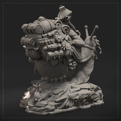 Luma | Snail Rider | Dungeons & Maidens | UNPAINTED Miniature in Resin