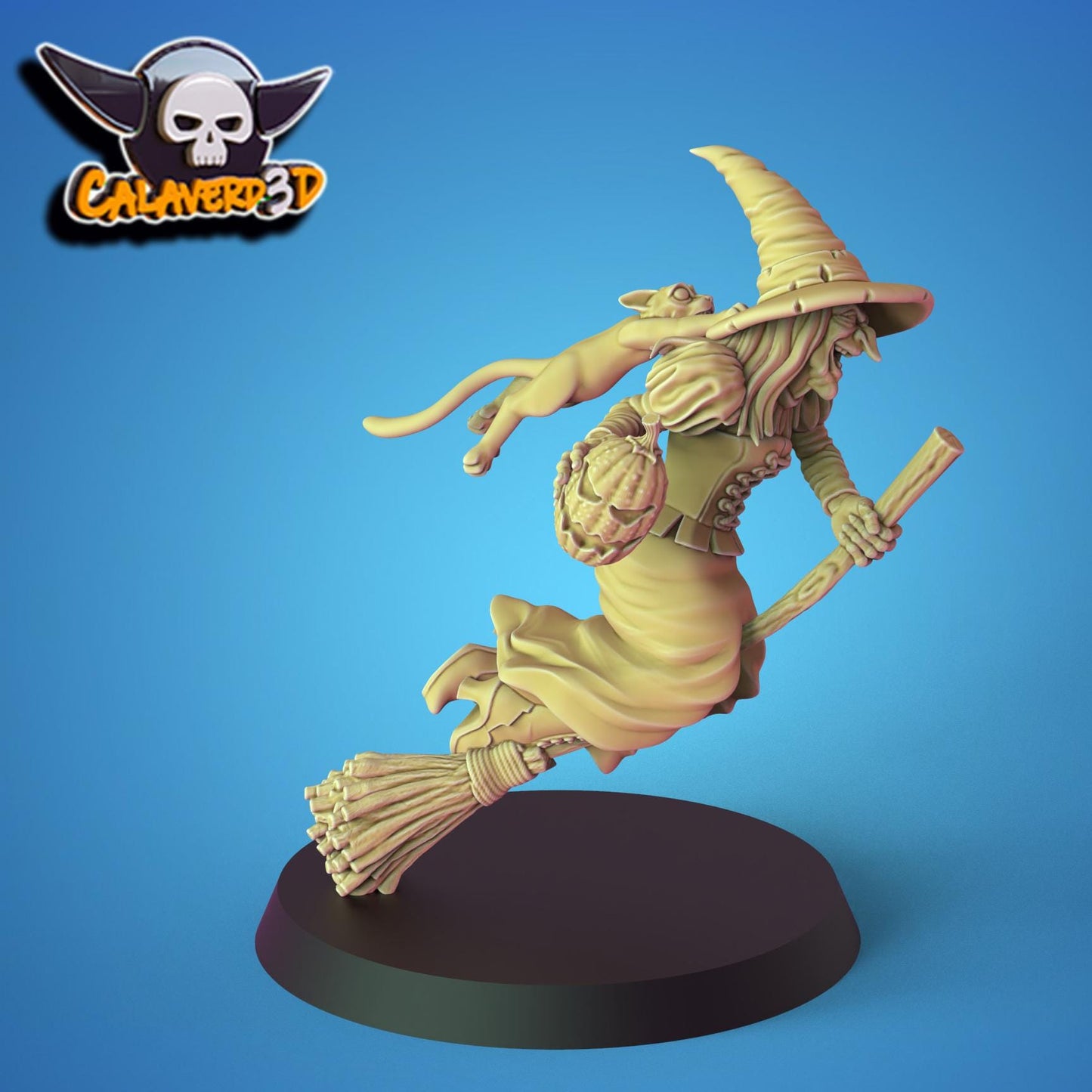 Halloween Witches Fantasy Football Team | Calaverd3D | UNPAINTED Miniature in Resin