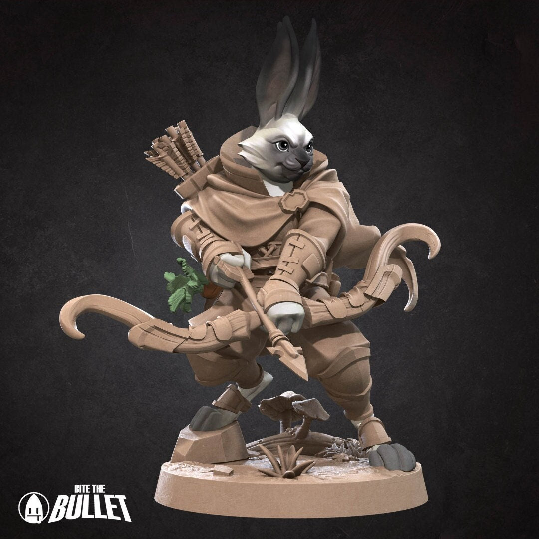 Harengon Ranger | Bite the Bullet | UNPAINTED Miniature in Resin