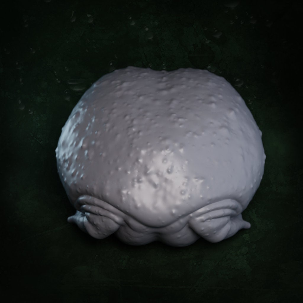 Common Rain Frog | Breviceps Adspersus | Hellbender Museum | UNPAINTED Miniature in Resin