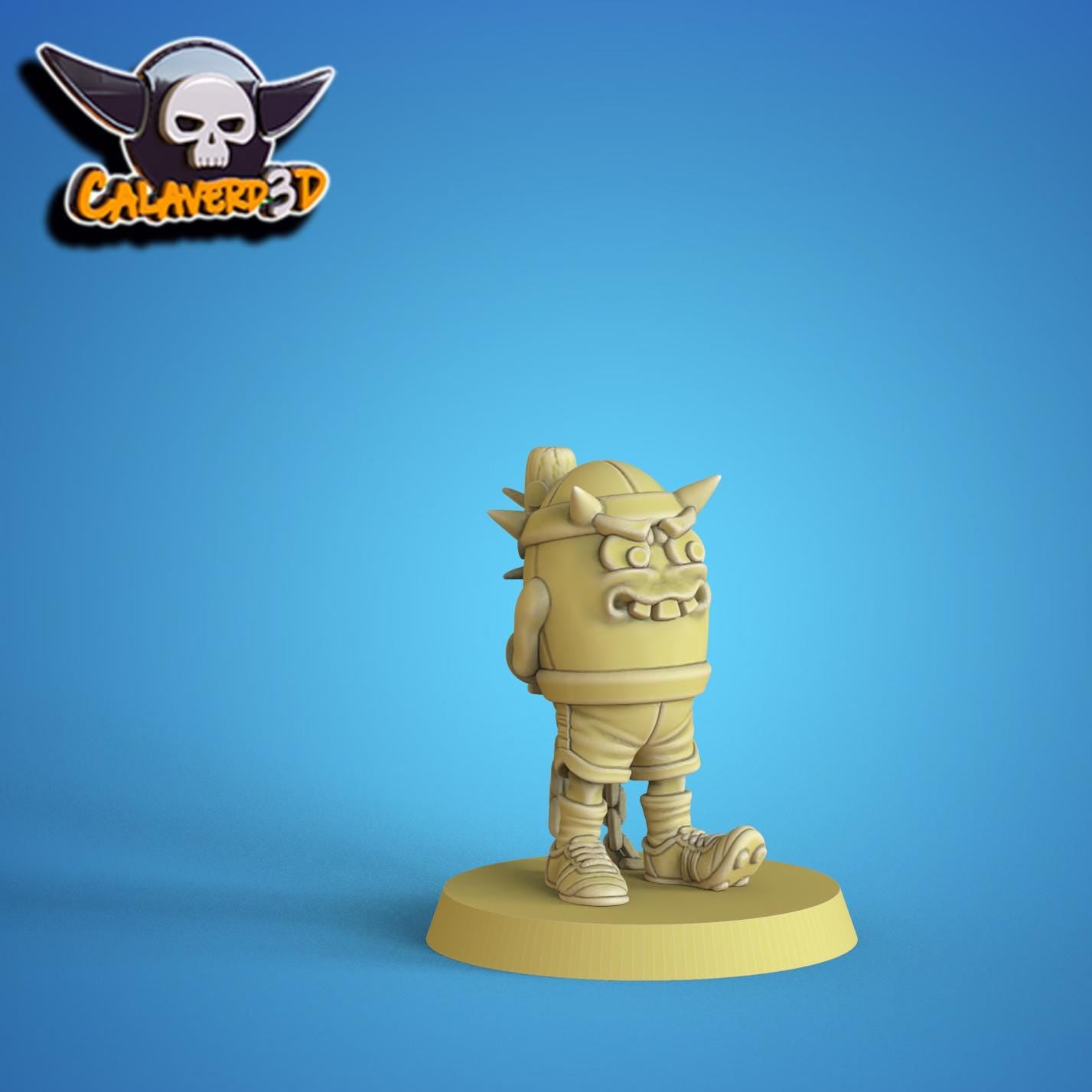 Dimension C-168 Fantasy Football Team (+ Cheerleaders) | Calaverd3D | UNPAINTED Miniature in Resin