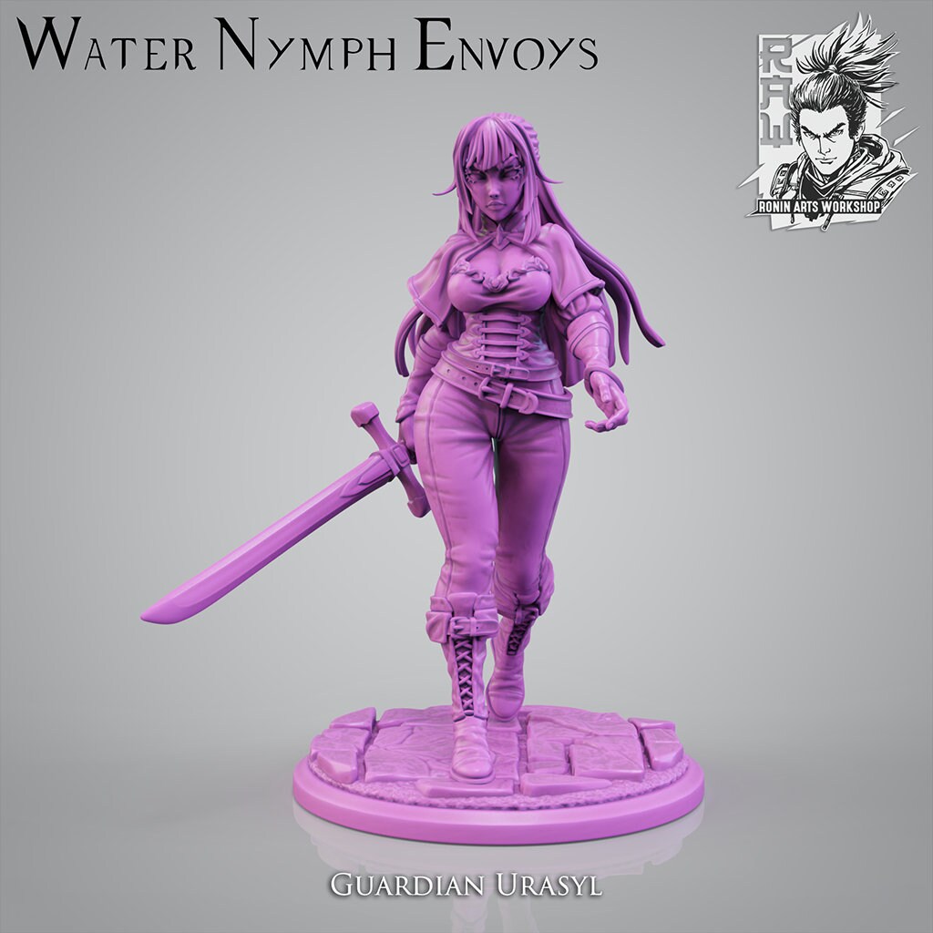 Urasyl, Shapeshifting Mermaid Infiltrator | Ronin Arts Workshop | UNPAINTED Miniature in Resin