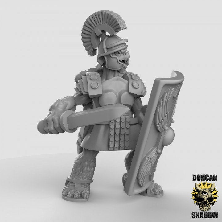 Tortol Fighters| Duncan Shadow | UNPAINTED Miniature in Resin