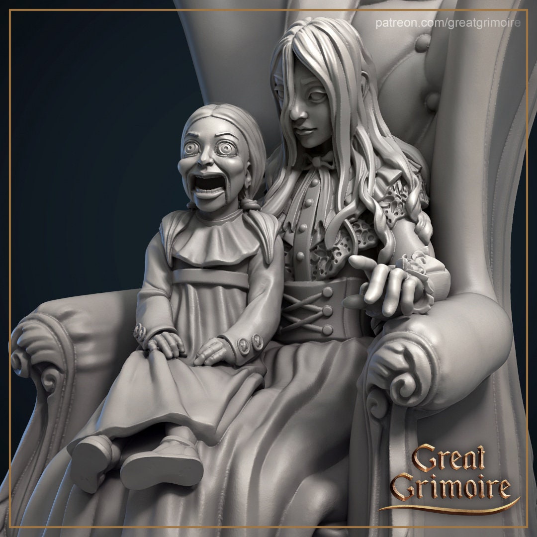 Alice | Great Grimoire | UNPAINTED Miniature in Resin