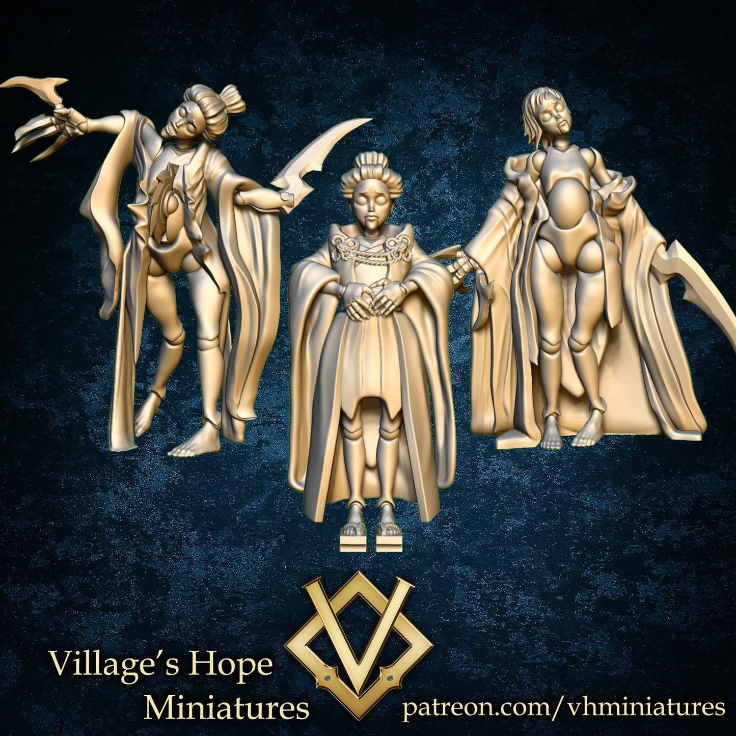 Killer Karakuri Doll Set | Village's Hope Miniatures | UNPAINTED Miniature in Resin