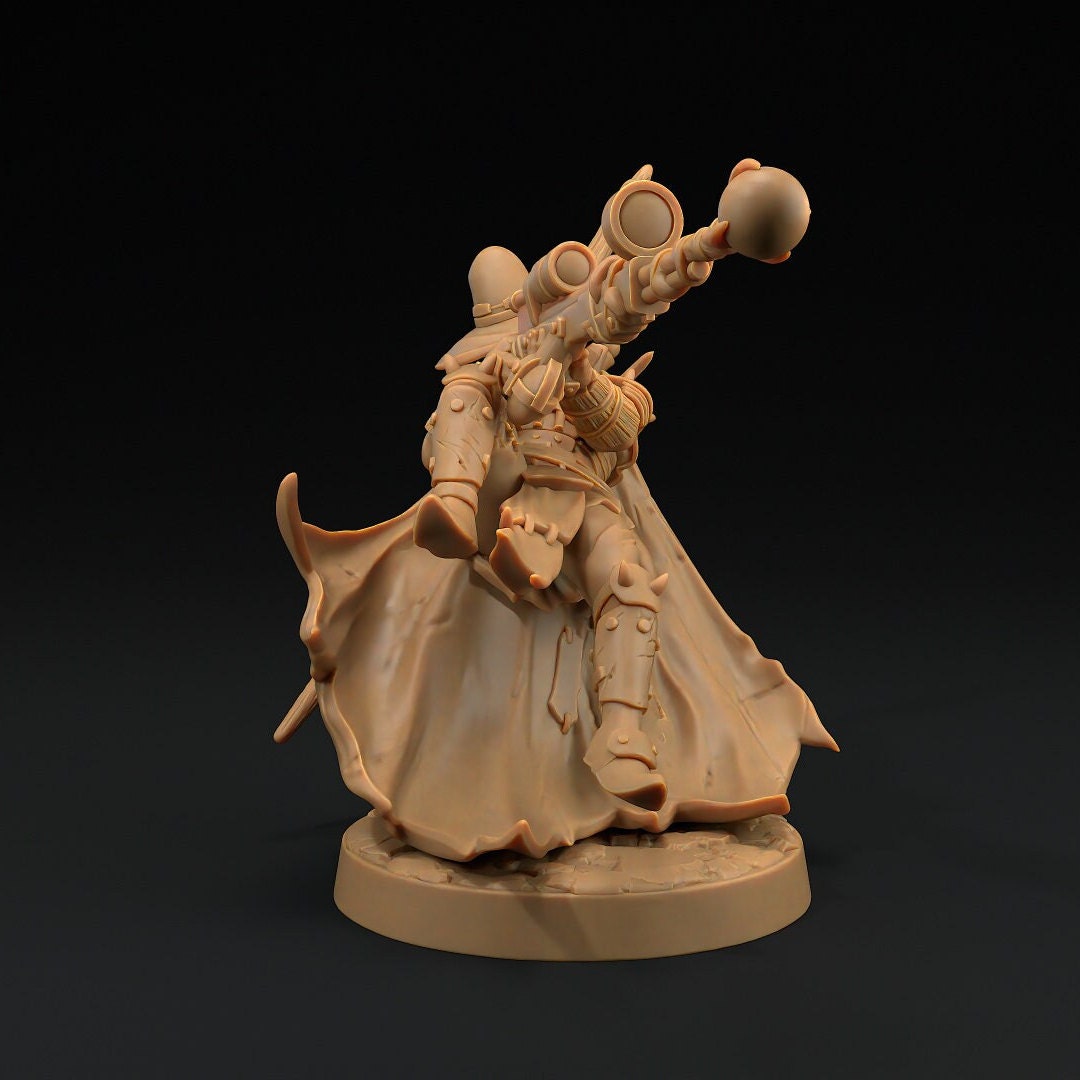 Olo, Gun Mage | Scrap Slap Goblin Tribes | Dragon Trappers Lodge | UNPAINTED Miniature in Resin
