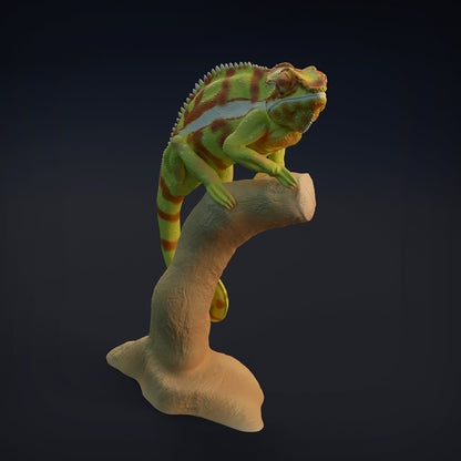 Chameleon | Animal Den Miniatures | UNPAINTED Miniature in Resin