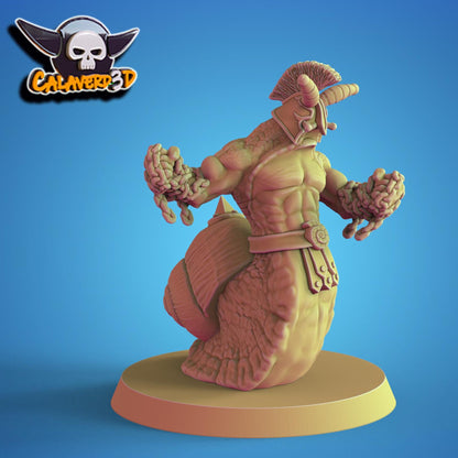 Battle Snails Fantasy Football Team | Calaverd3D | UNPAINTED Miniature in Resin