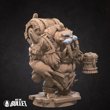 Walrus Mead Vendor (2 versions) | Bite the Bullet | UNPAINTED Miniature in Resin