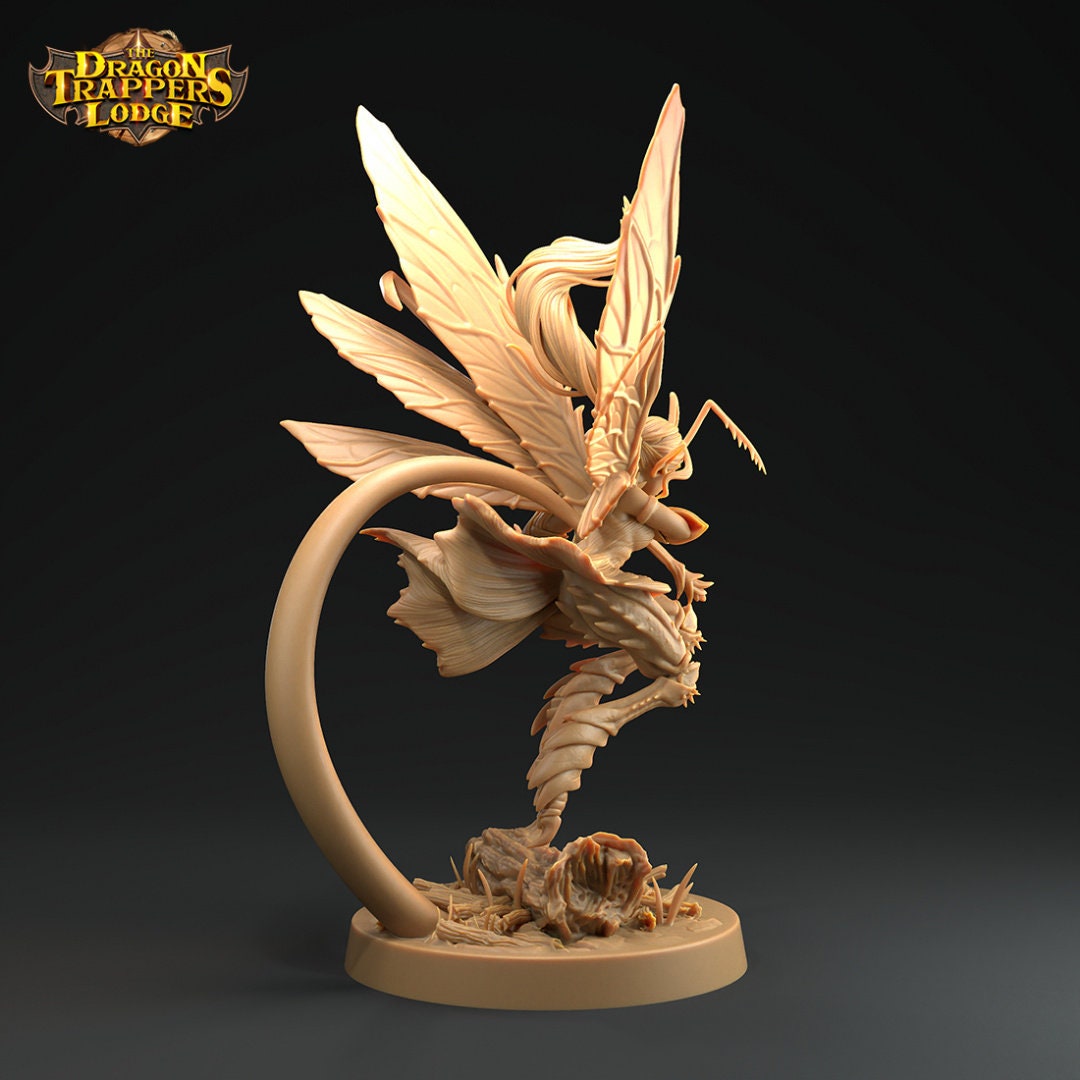 Laureth Fairy Trapper | Unseelie Princess | Dragon Trappers Lodge | UNPAINTED Miniature in Resin