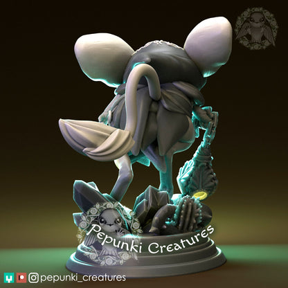 Jerboa | Desert Mouse | Pepunki Creatures | UNPAINTED Miniature in Resin