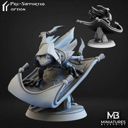 Thief Frog | Miniatures Blueprint | UNPAINTED Miniature in Resin