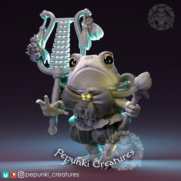 Little Toad Henchman | Pepunki Creatures | UNPAINTED Miniature in Resin