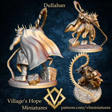 Dullahan with Skeleton Whip | Village's Hope Miniatures | UNPAINTED Miniature in Resin