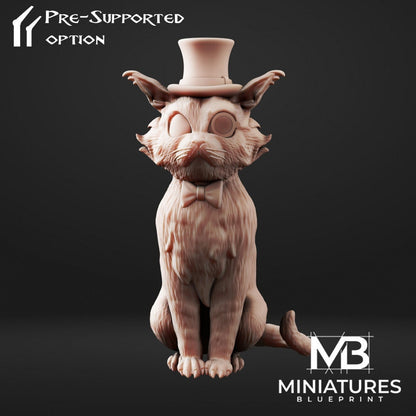 Jack Good Cat | Miniatures Blueprint | UNPAINTED Miniature in Resin