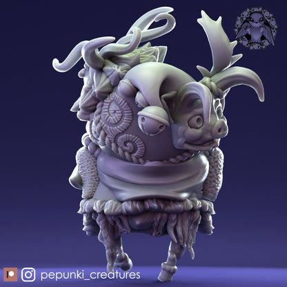 Hedgehog | Pepunki Creatures | UNPAINTED Miniature in Resin