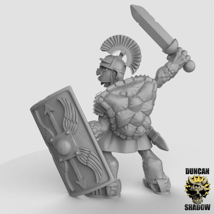 Tortol Fighters| Duncan Shadow | UNPAINTED Miniature in Resin