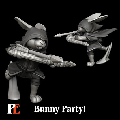 Bunny Ranger | Bunny Party | Printed Encounters | UNPAINTED Miniature in Resin