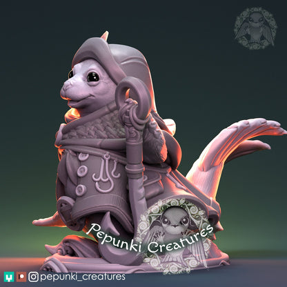 Carl Sailor Seal | Pepunki Creatures | UNPAINTED Miniature in Resin