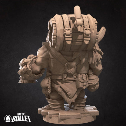 Walrus Mead Vendor (2 versions) | Bite the Bullet | UNPAINTED Miniature in Resin