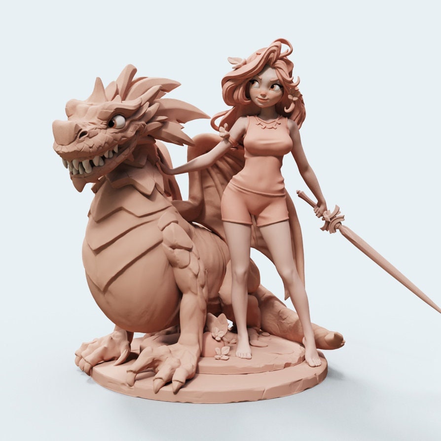 Iriel (Standing) | Female Miniatures | UNPAINTED Miniature in Resin
