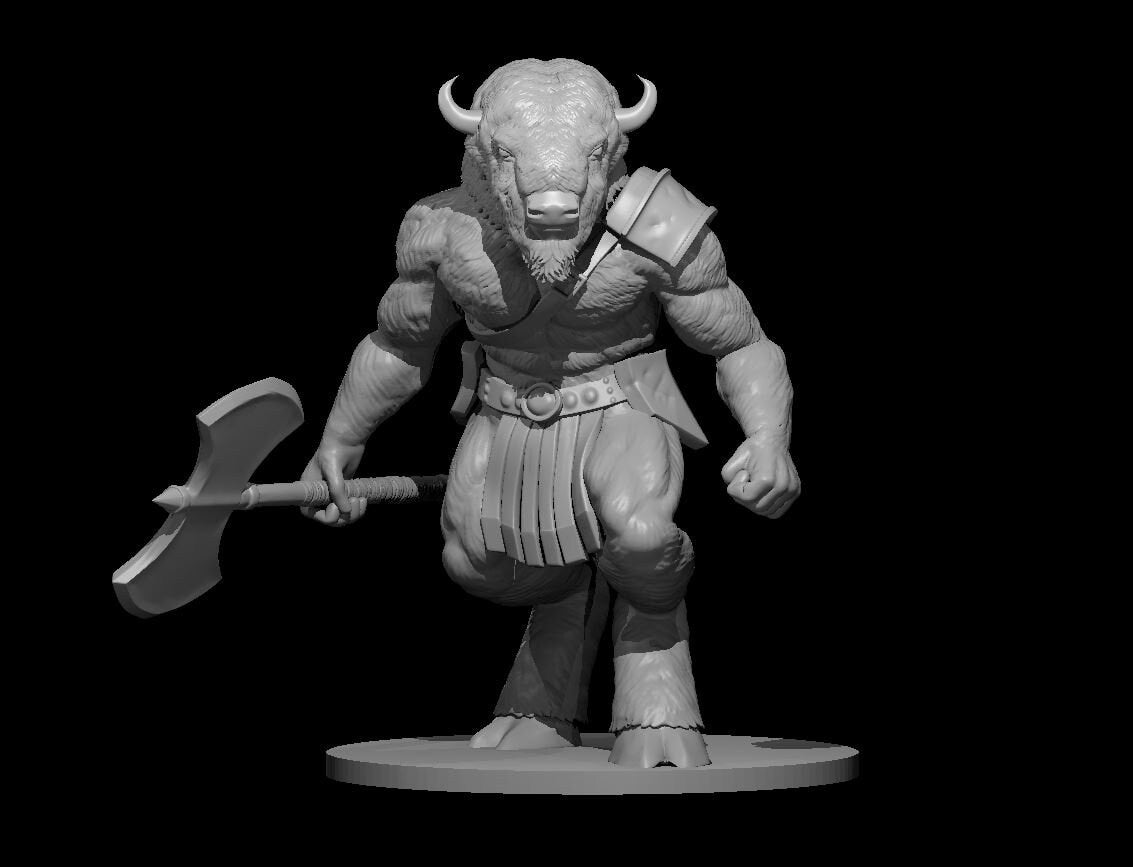 Werebuffalo | MZ4250 | UNPAINTED Miniature in Resin