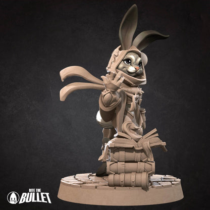 Harengon Wizard | Bite the Bullet | UNPAINTED Miniature in Resin