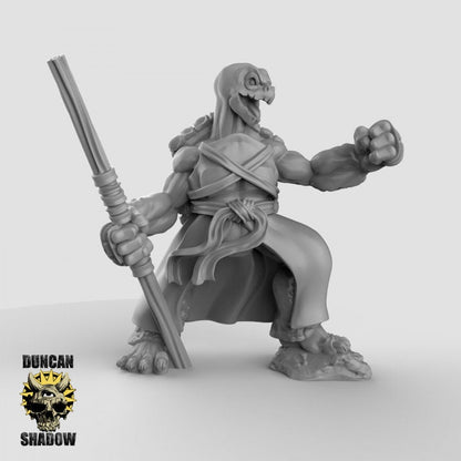 Tortol Monks| Duncan Shadow | UNPAINTED Miniature in Resin