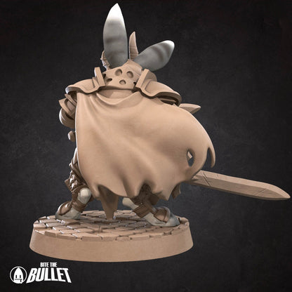 Harengon Warrior | Bite the Bullet | UNPAINTED Miniature in Resin
