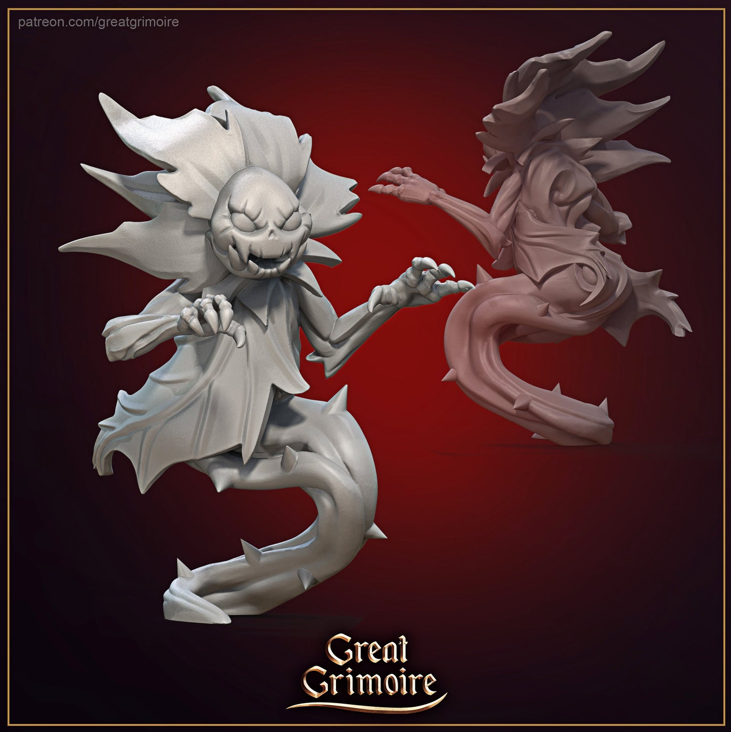 Ravenous Roses | Great Grimoire | UNPAINTED Miniature in Resin