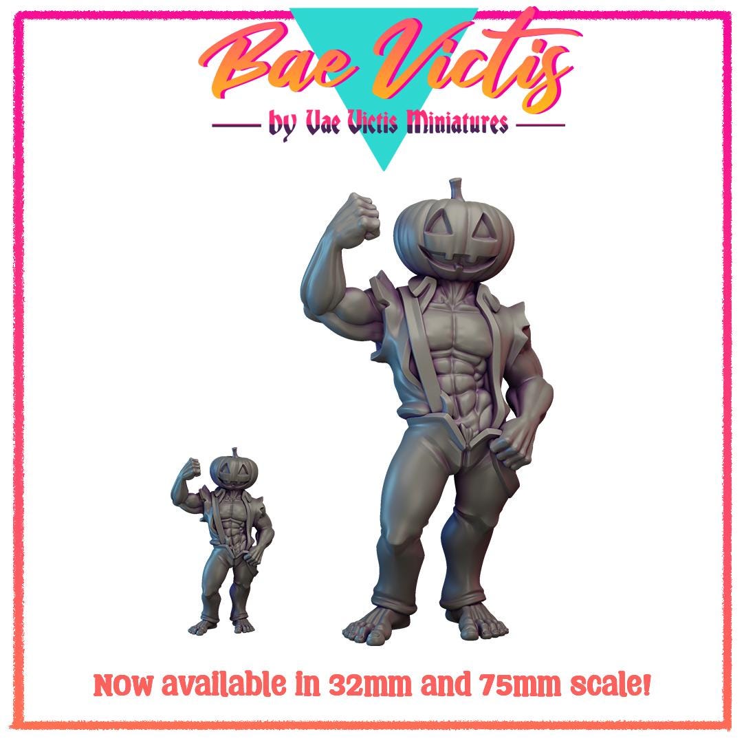 Bae Victis Pumpkin Iron (Mature) | Vae Victis | UNPAINTED Miniature in Resin